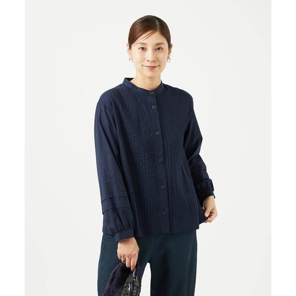 ジャンニ・ロ・ジュディチェ（GIANNI LO GIUDICE）/[洗える]コットンローンピンタックブラウス