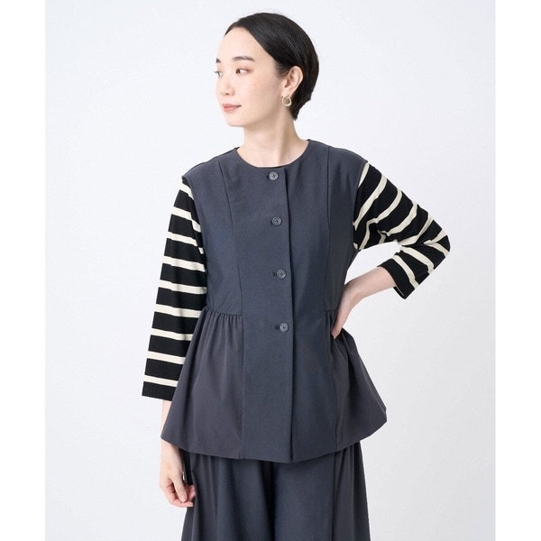 ジャンニ・ロ・ジュディチェ（GIANNI LO GIUDICE）/[洗える・日本製]エアシルキーカットソージレ_6