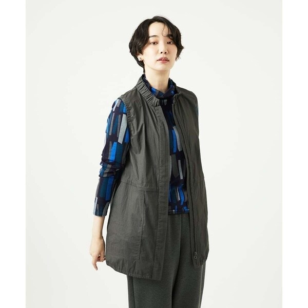 ジャンニ・ロ・ジュディチェ（GIANNI LO GIUDICE）/[洗える]マイクロストライプストレッチロングベスト_9