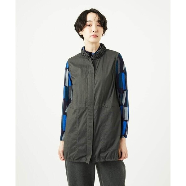 ジャンニ・ロ・ジュディチェ（GIANNI LO GIUDICE）/[洗える]マイクロストライプストレッチロングベスト_10