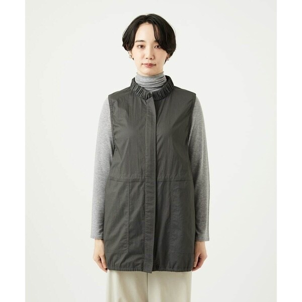 ジャンニ・ロ・ジュディチェ（GIANNI LO GIUDICE）/[洗える]マイクロストライプストレッチロングベスト_13