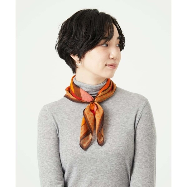 ジャンニ・ロ・ジュディチェ（GIANNI LO GIUDICE）/[洗える]ミニキカスクエアストール