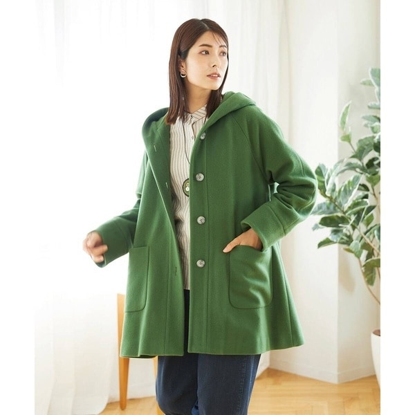 ジャンニ・ロ・ジュディチェ（GIANNI LO GIUDICE）/ウールモッサフーディーコート