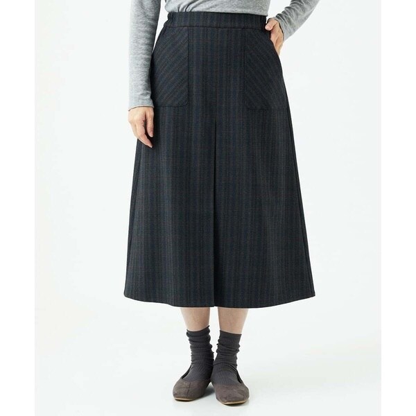 ジャンニ・ロ・ジュディチェ（GIANNI LO GIUDICE）/[洗える]レーヨン混ストレッチチェックスカート_15
