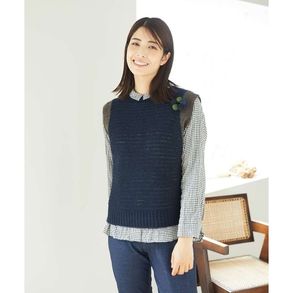 ジャンニ・ロ・ジュディチェ（GIANNI LO GIUDICE）/[洗える]ＭＥＥＴニットベスト