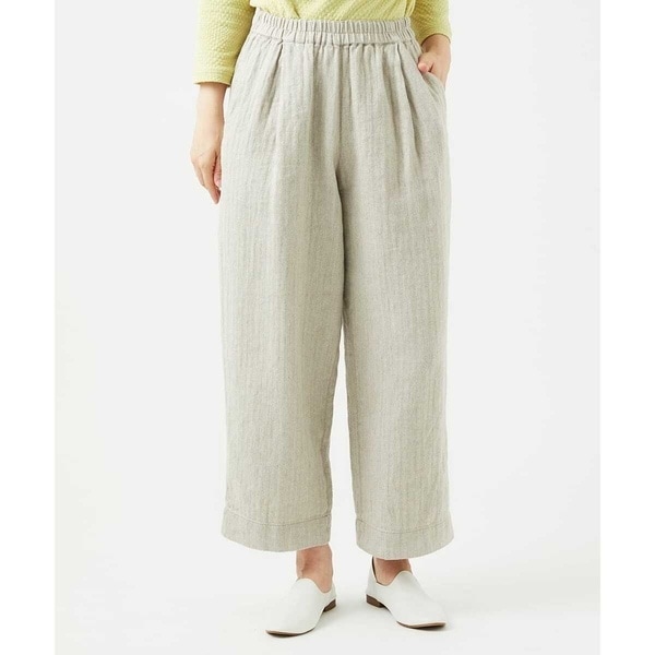 ジャンニ・ロ・ジュディチェ（GIANNI LO GIUDICE）/麻綿ヘリンボンパンツ