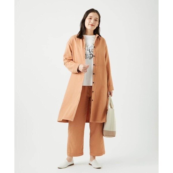 ジャンニ・ロ・ジュディチェ（GIANNI LO GIUDICE）/[洗える]二重織ガーゼデニム製品染めブラウス_17