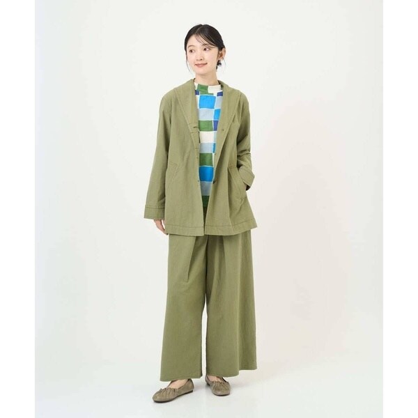 ジャンニ・ロ・ジュディチェ（GIANNI LO GIUDICE）/[洗える・日本製]コットン天竺ブロックチェックプリントカットソー_12