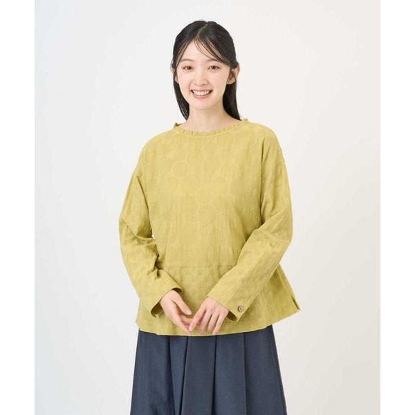 ジャンニ・ロ・ジュディチェ（GIANNI LO GIUDICE）/[洗える]シャドーボイルドットブラウス