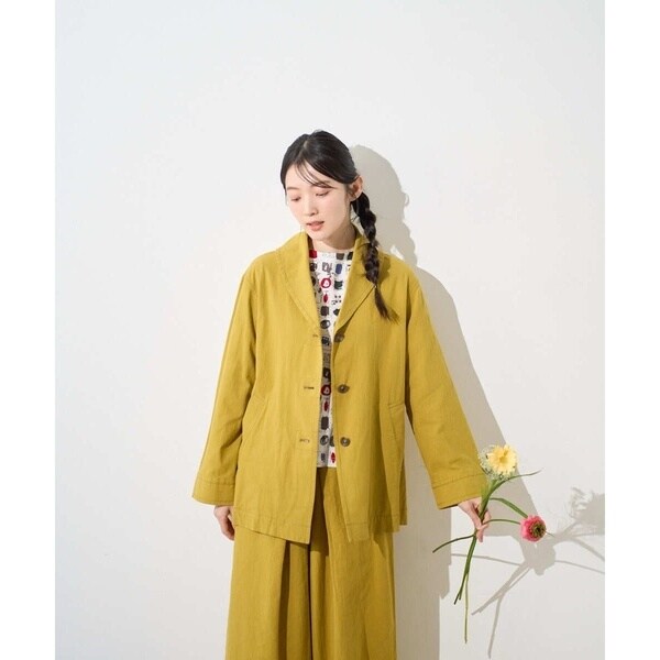ジャンニ・ロ・ジュディチェ（GIANNI LO GIUDICE）/[洗える]コットンナチュラルワッシャージャケット_4