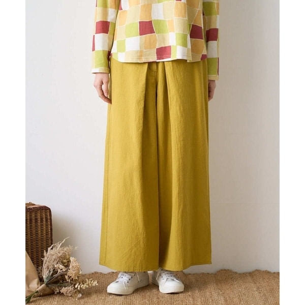 ジャンニ・ロ・ジュディチェ（GIANNI LO GIUDICE）/[洗える]コットンナチュラルワッシャーワイドパンツ