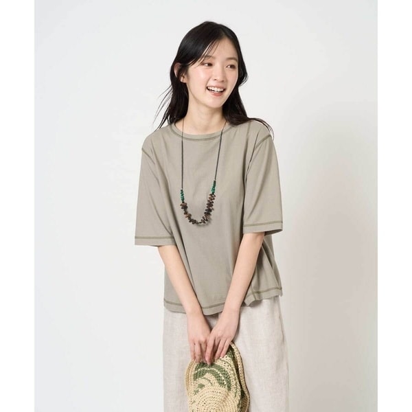 ジャンニ・ロ・ジュディチェ（GIANNI LO GIUDICE）/[洗える]クールローレルスカイコットTシャツ_1