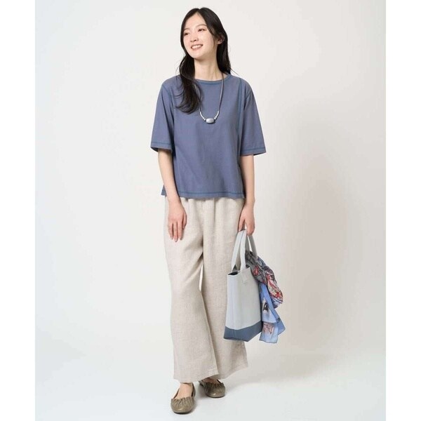 ジャンニ・ロ・ジュディチェ（GIANNI LO GIUDICE）/[洗える]クールローレルスカイコットTシャツ_18