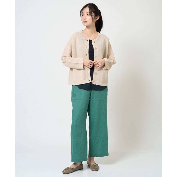 【NEW】ジャンニ・ロ・ジュディチェ（GIANNI LO GIUDICE）/[洗える]カラーリネン製品洗いパンツ_4