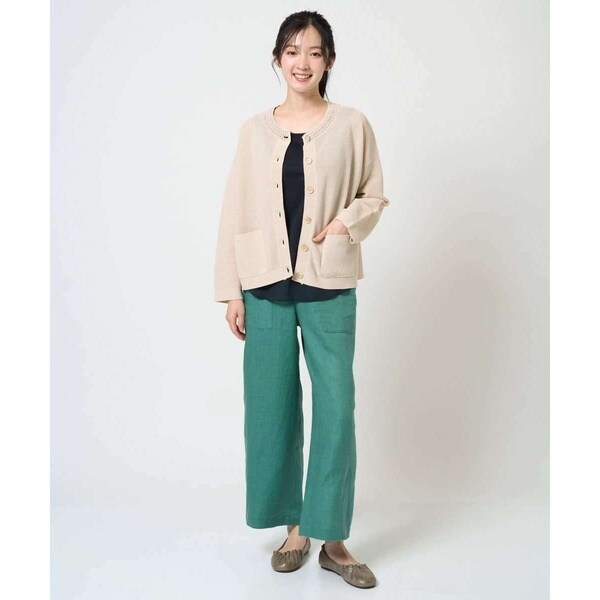 【NEW】ジャンニ・ロ・ジュディチェ（GIANNI LO GIUDICE）/[洗える]カラーリネン製品洗いパンツ_5