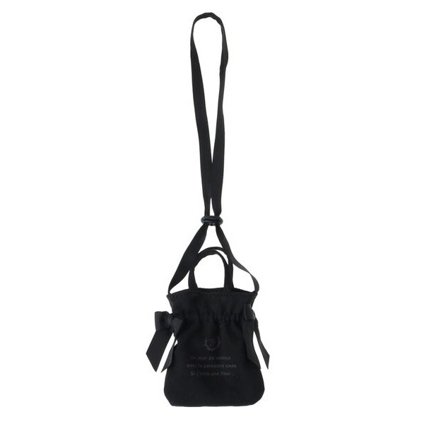 【✧美品】Maison de FLEUR୨୧ソフトリボンバッグ （BLACK） Maison de FLEUR（メゾンドフルール）の「ソフトリボンバッグ