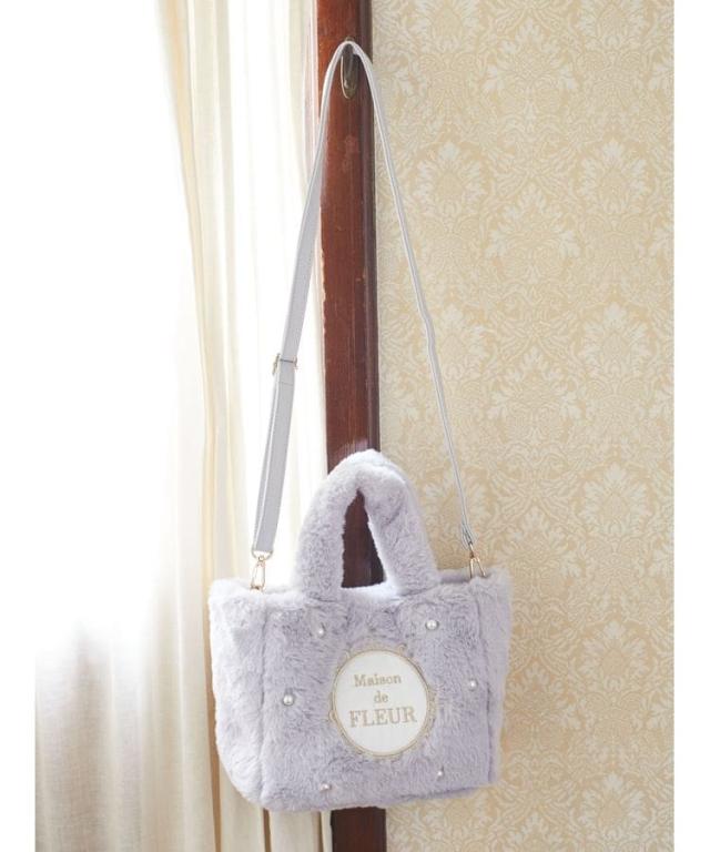 Maison de FLEUR KUROMI 2Wayトートバッグ ダブルリボン2Wayトート