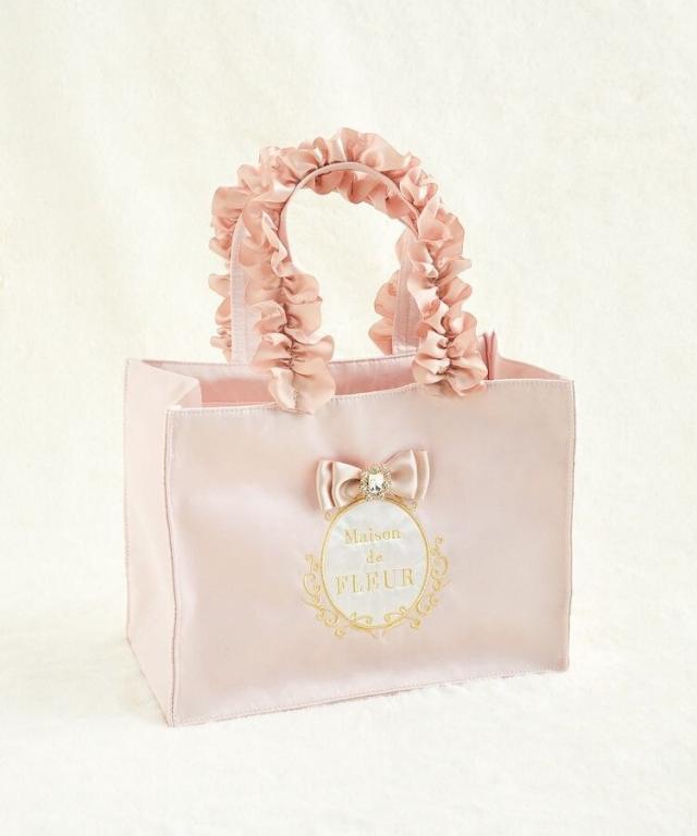 メゾン ド フルール（Maison de FLEUR）/ピンクリボンスクエアトート 