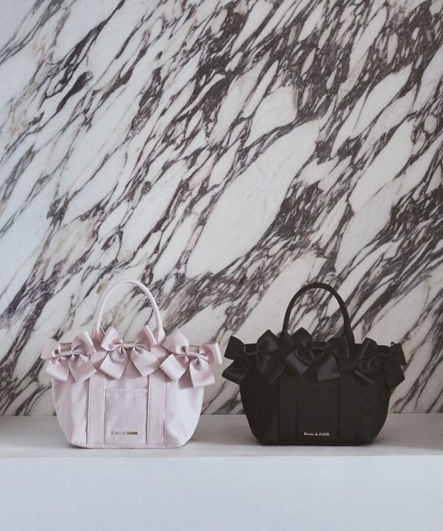 【NEW】メゾン ド フルール（Maison de FLEUR）/ボリュームリボン2Wayトートバッグの通販は