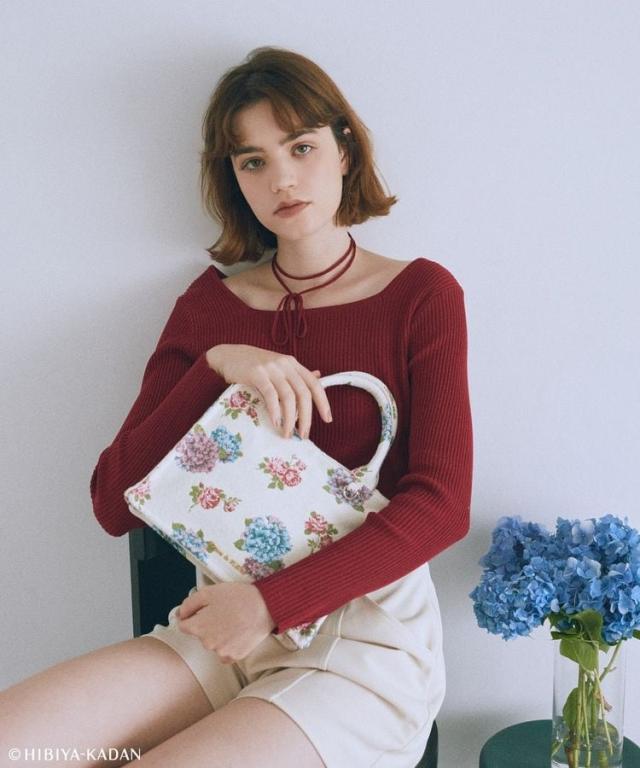 メゾン ド フルール（Maison de FLEUR）/日比谷花壇コラボ ゴブランスクエアトート