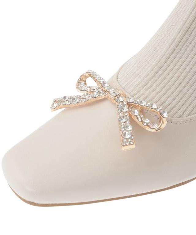 メゾン ド フルール（Maison de FLEUR）/リボンビジューニットブーツ_13