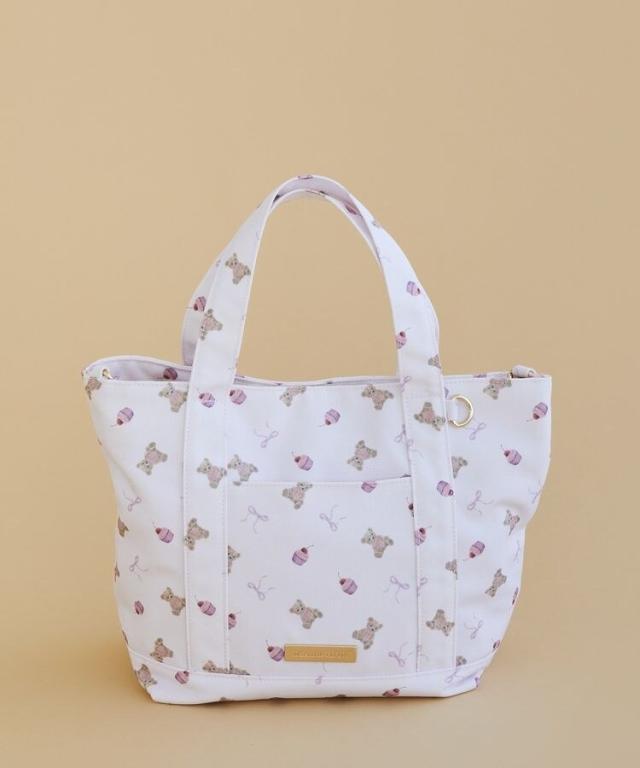 メゾン ド フルール（Maison de FLEUR）/ベア総柄2Wayトートバッグ