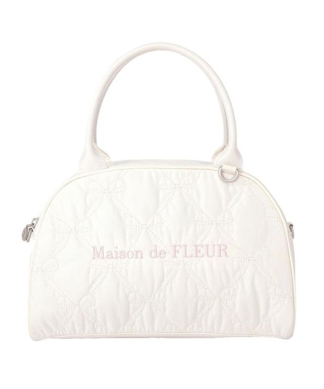 メゾン ド フルール（Maison de FLEUR）/リボンキルティング2Wayボストンバッグ