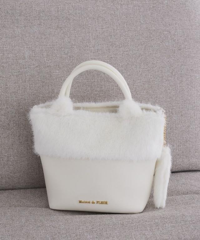 メゾン ド フルール（Maison de FLEUR）/ねこフェイクファーバッグの