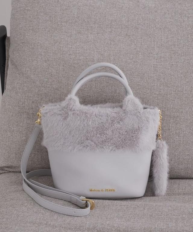 メゾン ド フルール（Maison de FLEUR）/ねこフェイクファーバッグ_2