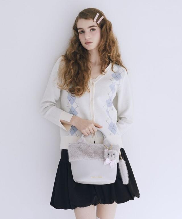 メゾン ド フルール（Maison de FLEUR）/ねこフェイクファーバッグ_3