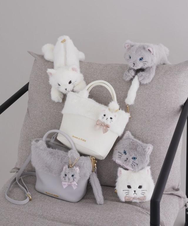 メゾン ド フルール（Maison de FLEUR）/ねこフェイクファーバッグ_4