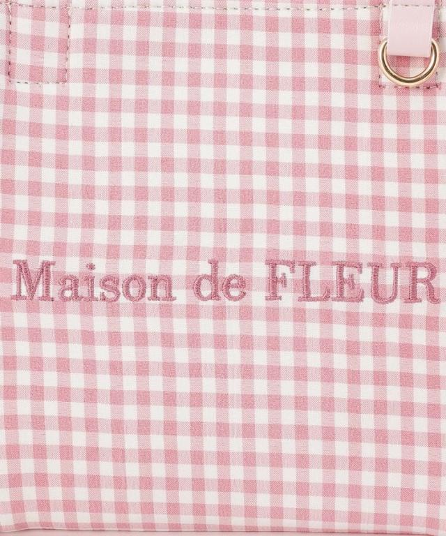 メゾン ド フルール（Maison de FLEUR）/【2Way】ギンガムフリル2Wayバッグ_18