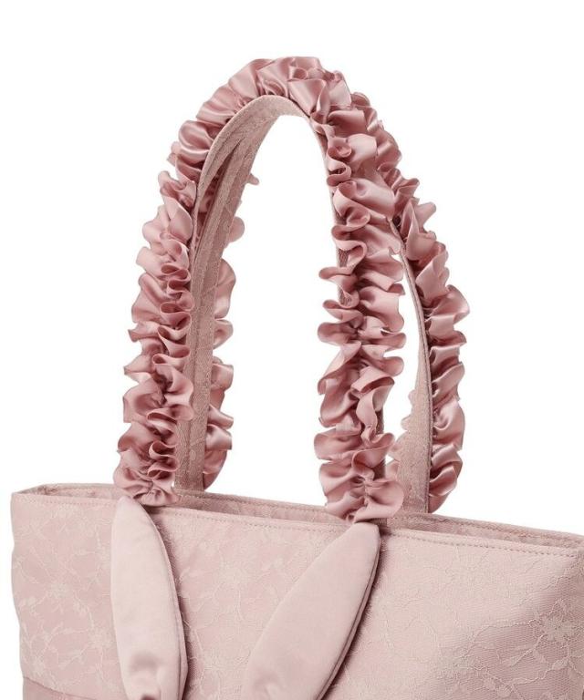 メゾン ド フルール（Maison de FLEUR）/【A4対応】ラビットフリルハンドルトートバッグ_12