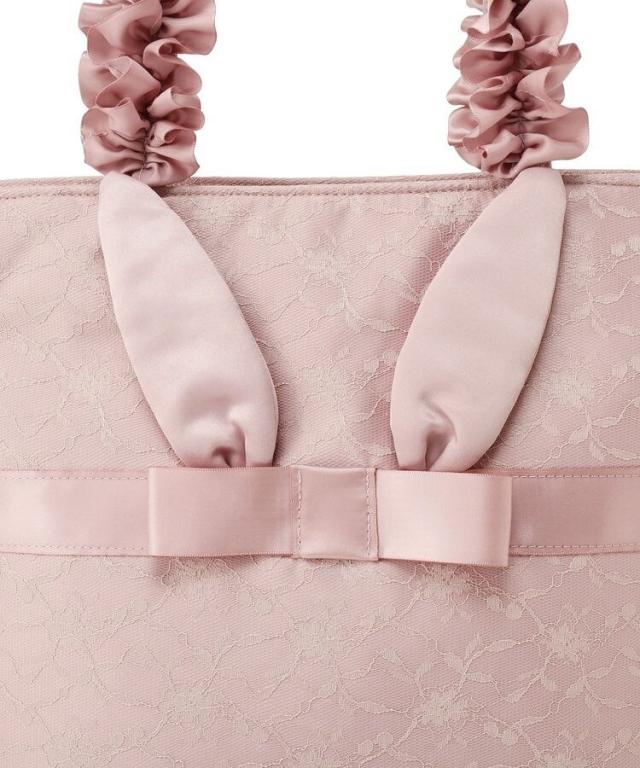 メゾン ド フルール（Maison de FLEUR）/【A4対応】ラビットフリルハンドルトートバッグ_14