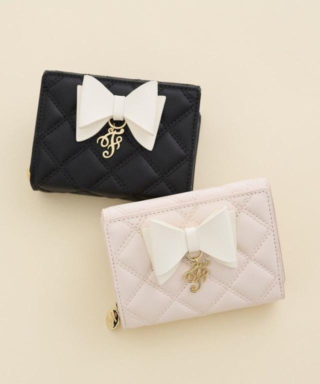 メゾン ド フルール（Maison de FLEUR）/Fチャームリボンウォレット