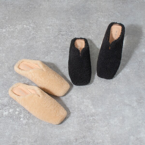 NEW】ノーリーズ/【MOHI／ モヒ】羊毛スリッパサンダル