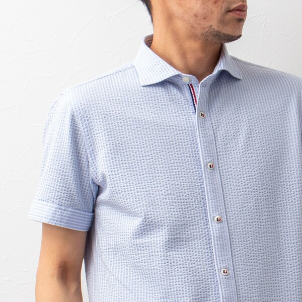 ノーリーズ/サッカーパラシュートボタン　半袖シャツ