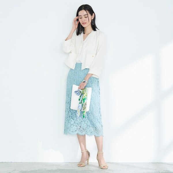 ノーリーズ/◇【WEB限定】ウォッシャブルリネンライクフリンジショート