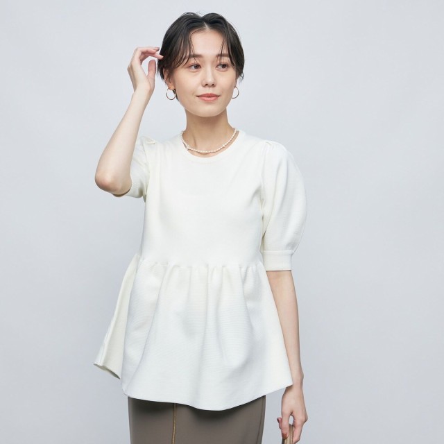ノーリーズ（NOLLEY'S）/《手洗い可能》ポリ ペプラムパフスリーブプルオーバーニットの通販はau PAY マーケット Brand  Square by OIOI （ブランドスクエアbyマルイ） au PAY マーケット－通販サイト