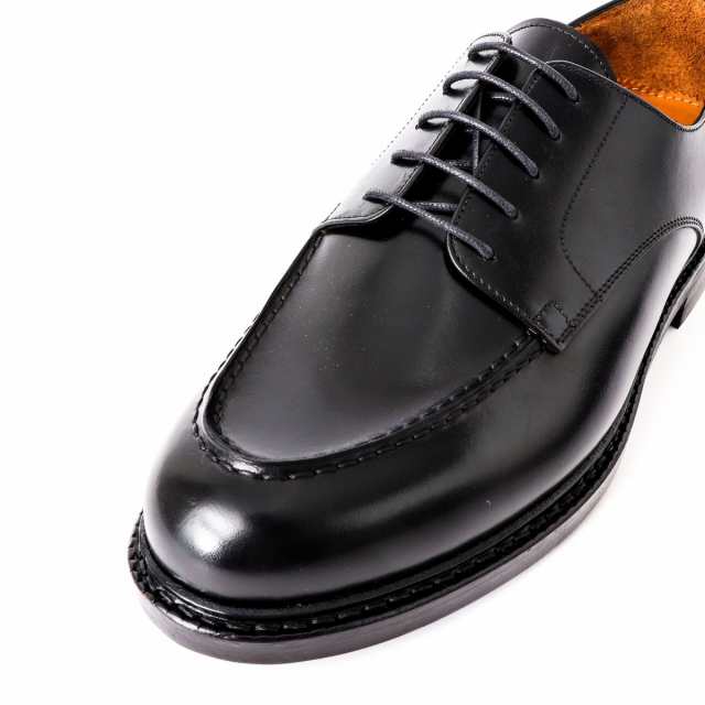 お買い得ジャランスリワヤ 99030 24.5cm UK5.5 Uチップ ブラック 革靴 靴