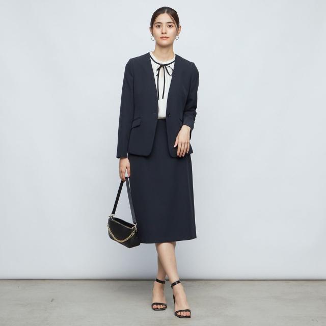 ノーリーズ（NOLLEY’S）/《セットアップ対応》ウォッシャブルソフトダブルクロスペンシルタイトスカート