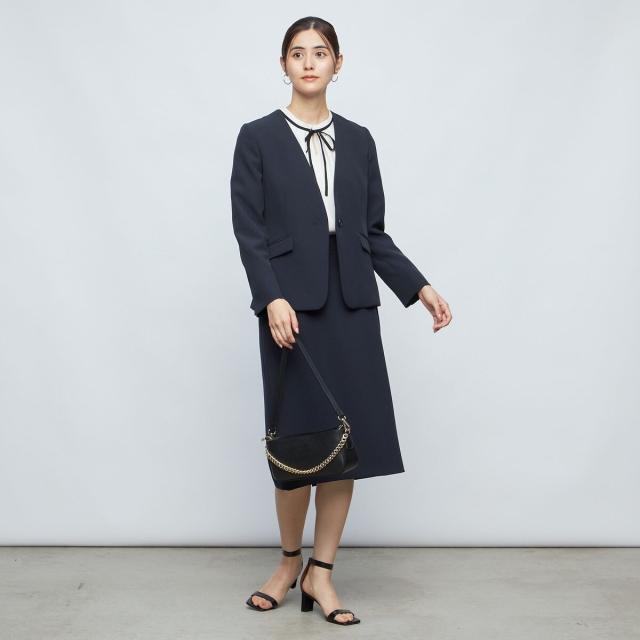 ノーリーズ（NOLLEY’S）/《セットアップ対応》ウォッシャブルソフトダブルクロスペンシルタイトスカート