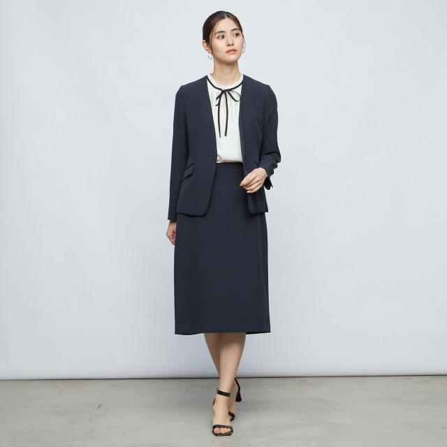 ノーリーズ（NOLLEY’S）/《セットアップ対応》ウォッシャブルソフトダブルクロスペンシルタイトスカート