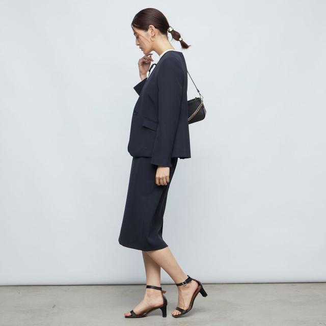 ノーリーズ（NOLLEY’S）/《セットアップ対応》ウォッシャブルソフトダブルクロスペンシルタイトスカート