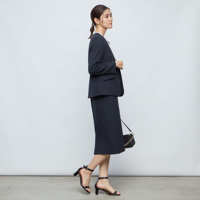 ノーリーズ（NOLLEY’S）/《セットアップ対応》ウォッシャブルソフトダブルクロスペンシルタイトスカート