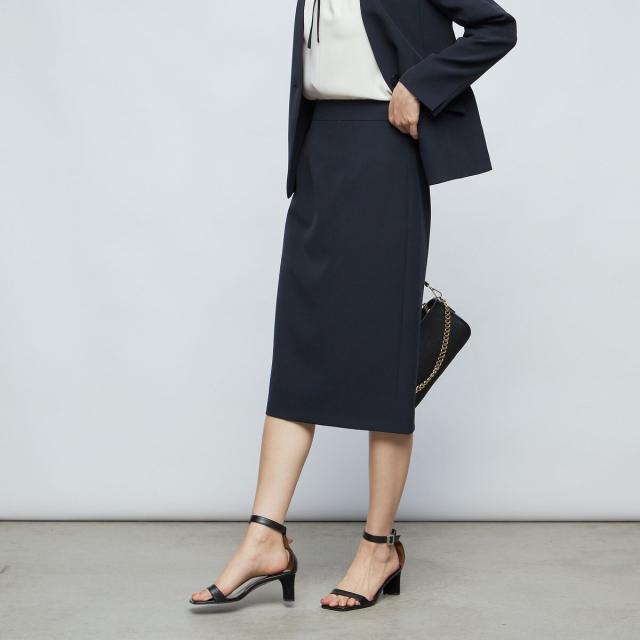 ノーリーズ（NOLLEY’S）/《セットアップ対応》ウォッシャブルソフトダブルクロスペンシルタイトスカート