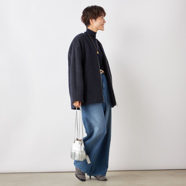 ノーリーズ（NOLLEY'S）/ECOLANAシャギージップブルゾンの通販はau PAY