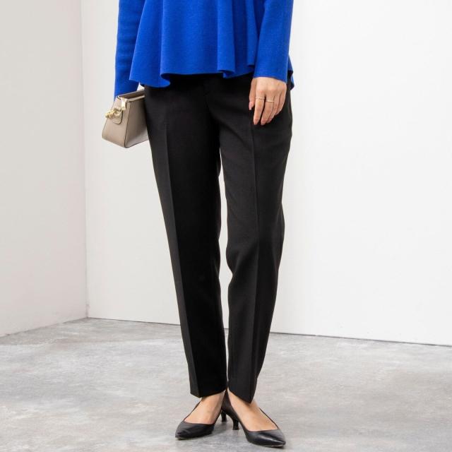 ノーリーズ（NOLLEY’S）/《セットアップ対応》ウォッシャブルウール調サージ テーパードパンツ