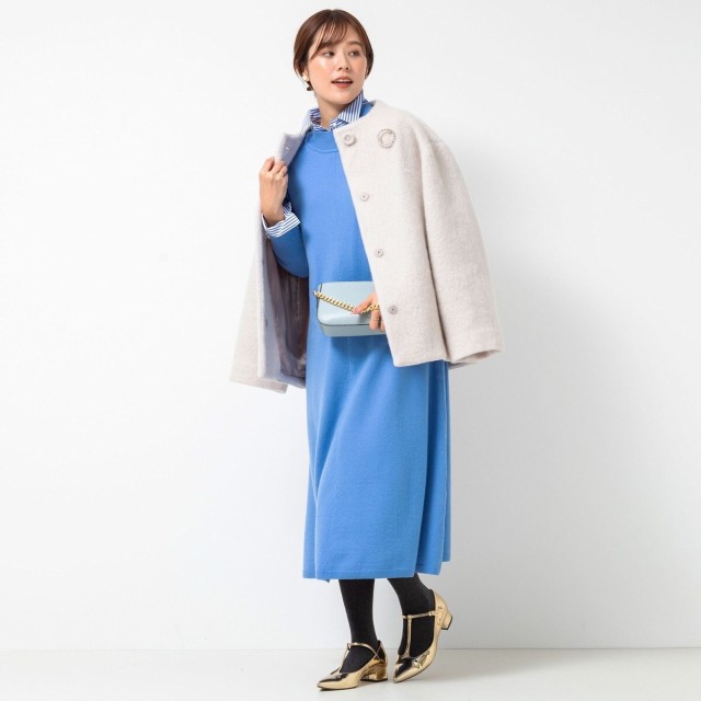 ノーリーズ(NOLLEY'S)/シャギーショートコートの通販はau PAY ノーリーズ(NOLLEY'S)/シャギーショートコートの通販はau PAY