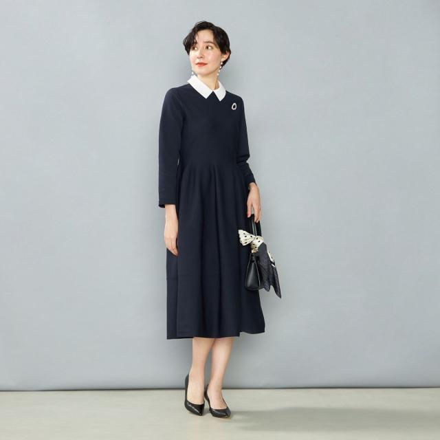 ポーナスセール‼︎極美品♡白襟、白袖口取り外し可能なシャネルのワンピースです♡ 210.jpg